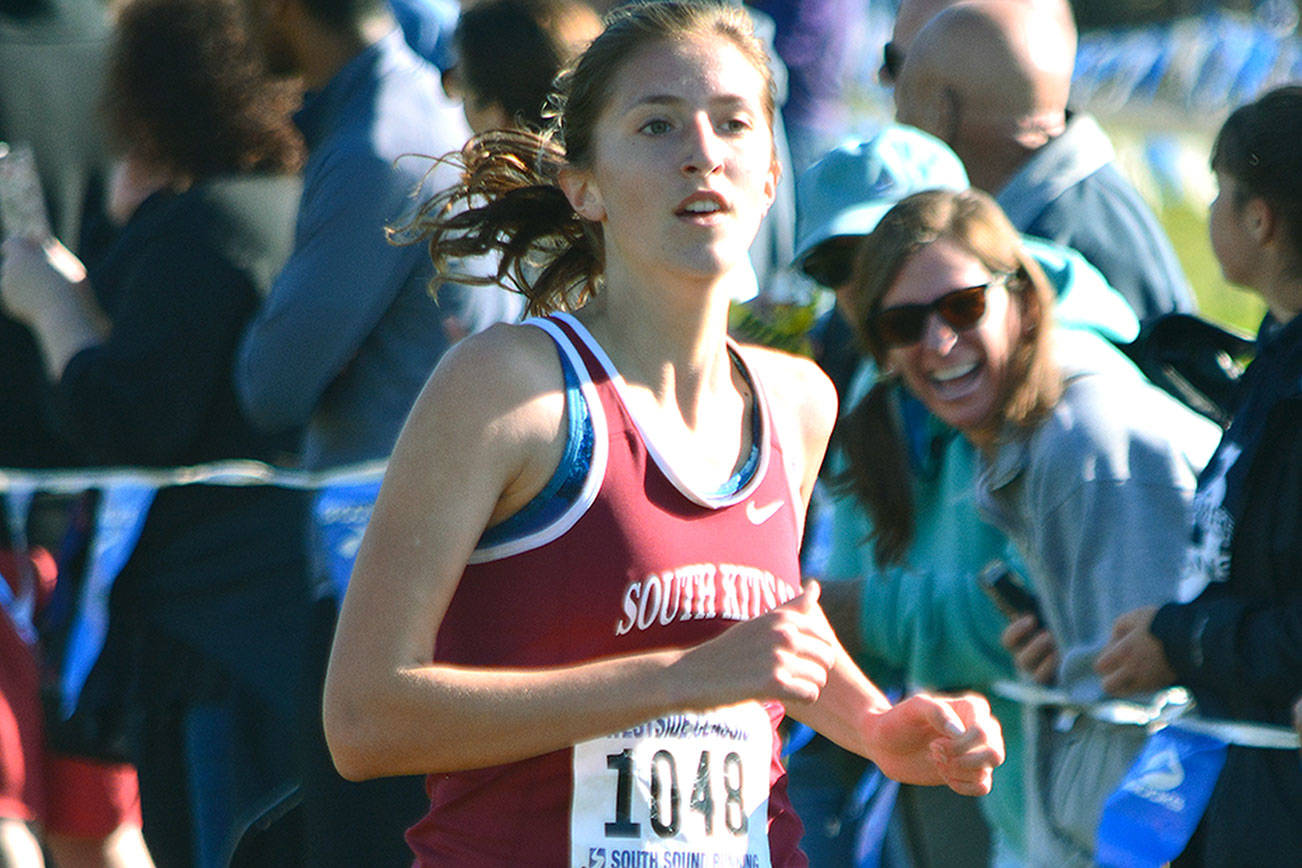 Mark Krulish | Kitsap News Group                                Paxton DePoe leads a very deep group of runners that finished fifth at the state 4A meet last season.