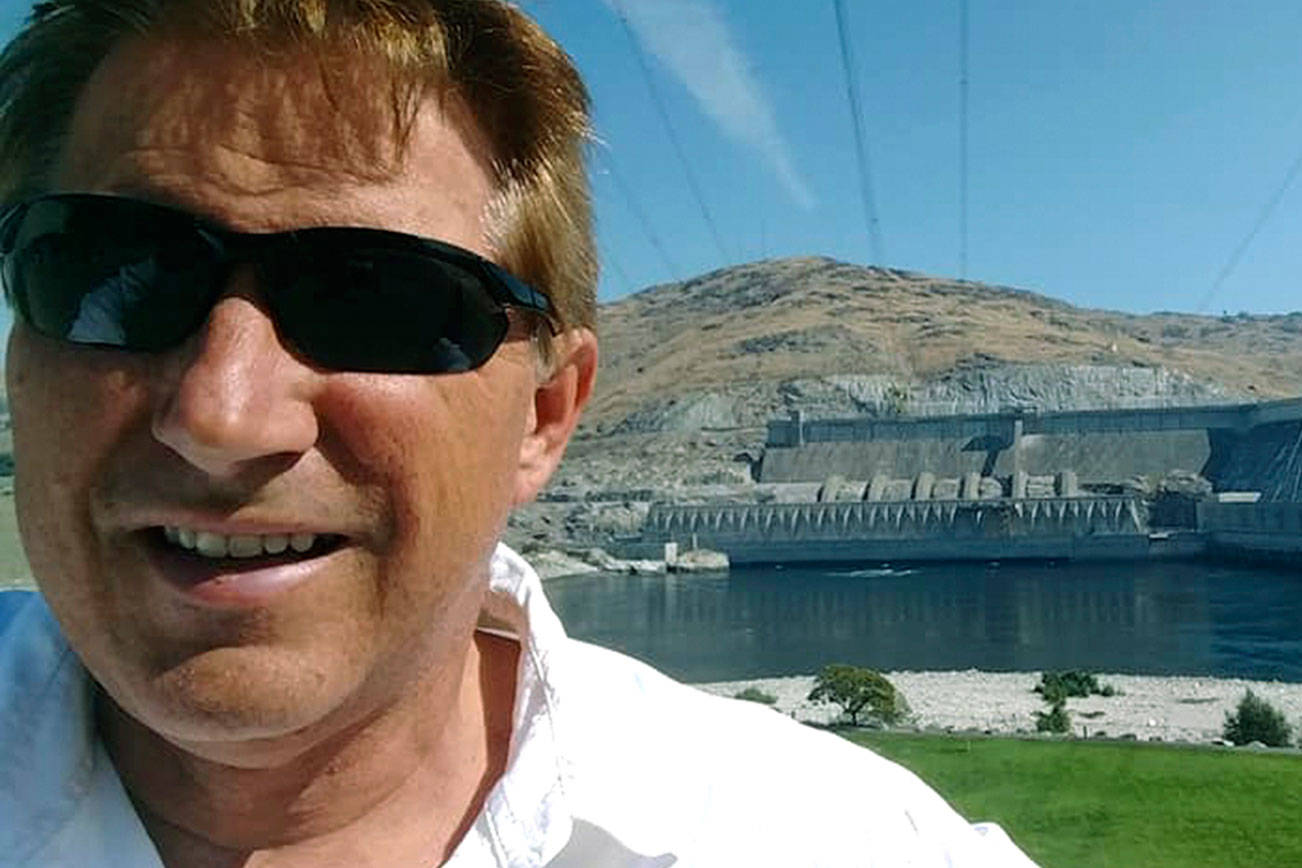 John Kuntz at the Grand Coulee Dam. (Photo courtesy of John Kuntz)