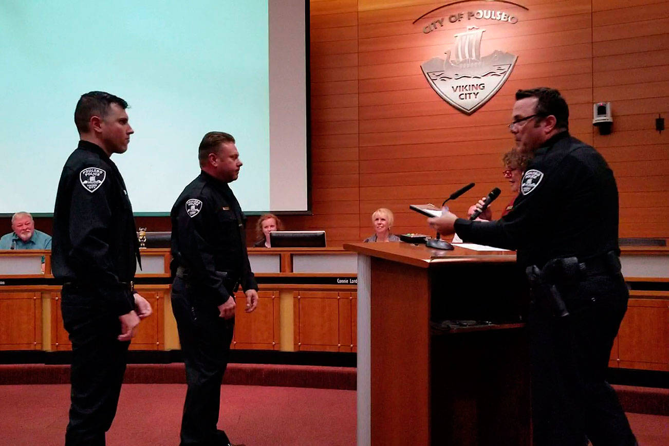 Poulsbo welcomes two new police officers