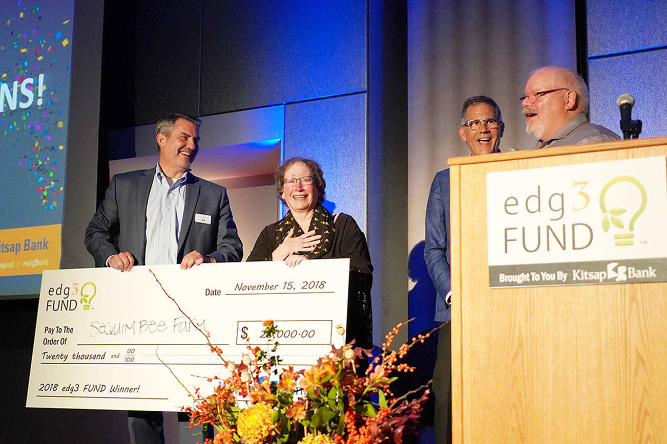Sequim is buzzing as local bee farm wins top edg3 FUND award