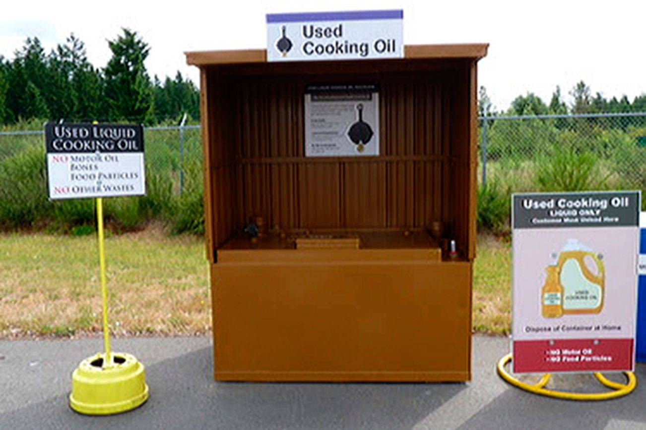 County has recycling options for used cooking oil