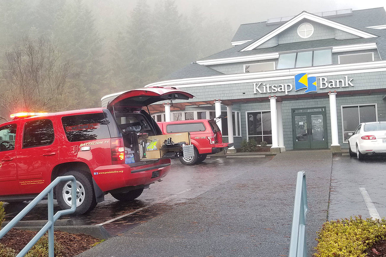 Update | Molotov cocktails used in Poulsbo bank arson
