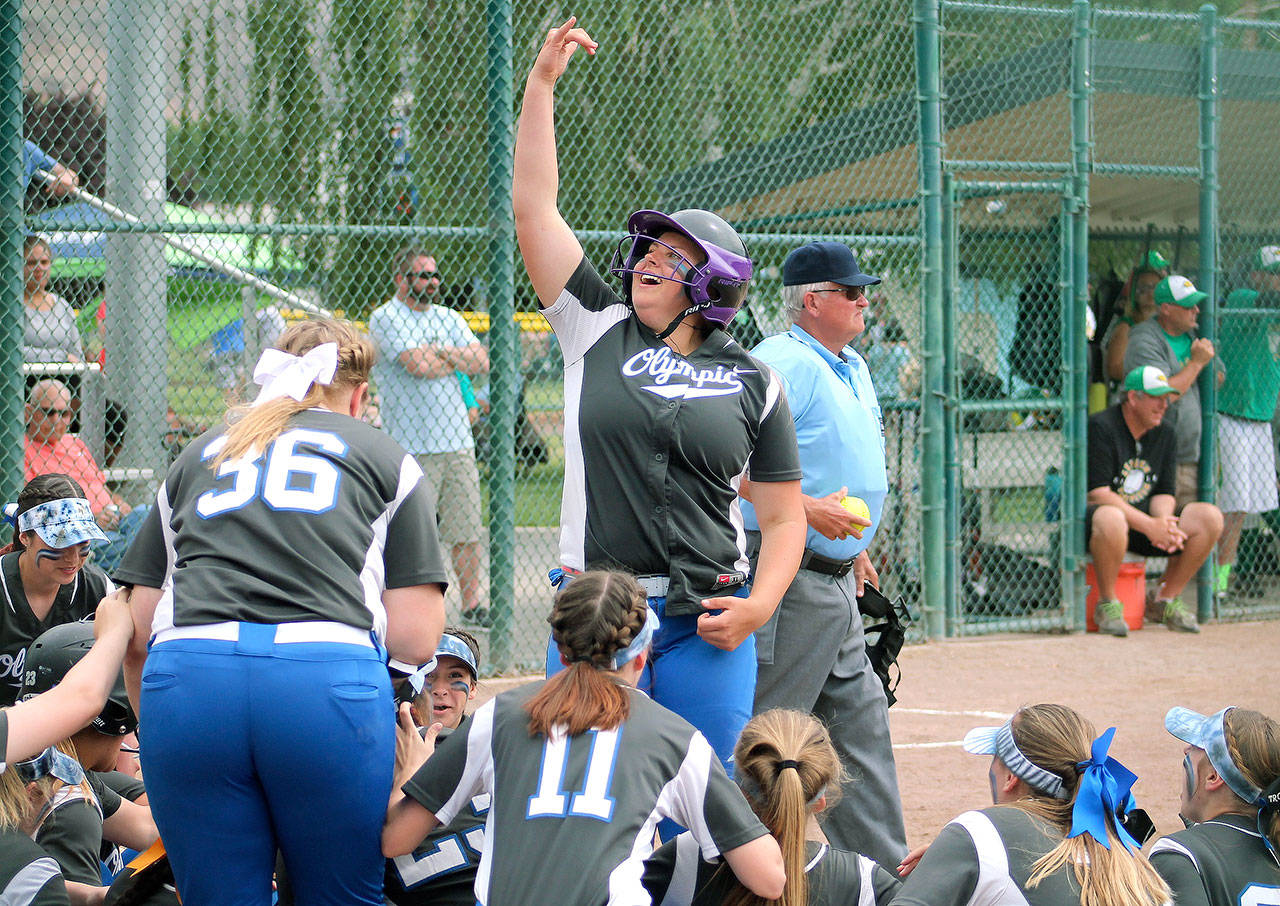 Olympic was one of three Kitsap softball teams to reach the 2A state tournament this year. The Trojans look to return with a number of key players back in 2019. (Mark Krulish/Kitsap News Group)