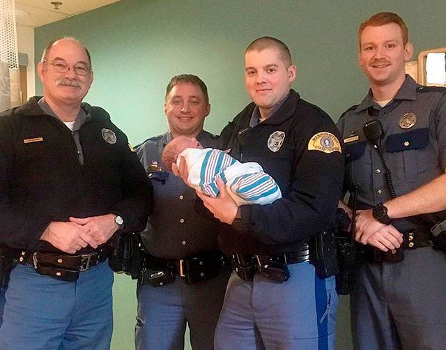 Troopers: Healthy baby born on State Route 3
