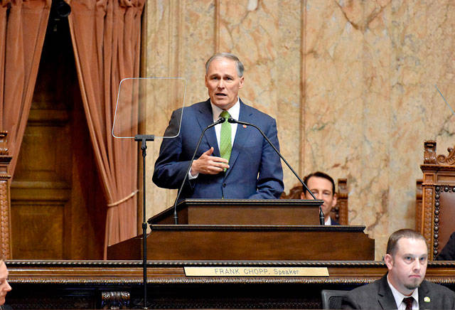 Inslee names policy priorities in State of the State Tuesday