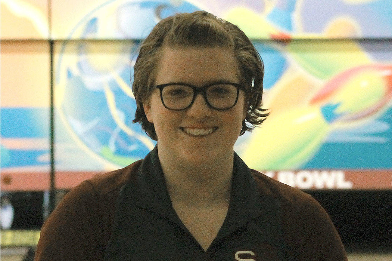 South Kitsap senior Abigail Kay has been one of South Kitsaps top bowlers despite battling rheumatoid arthritis. (Mark Krulish/Kitsap News Group)