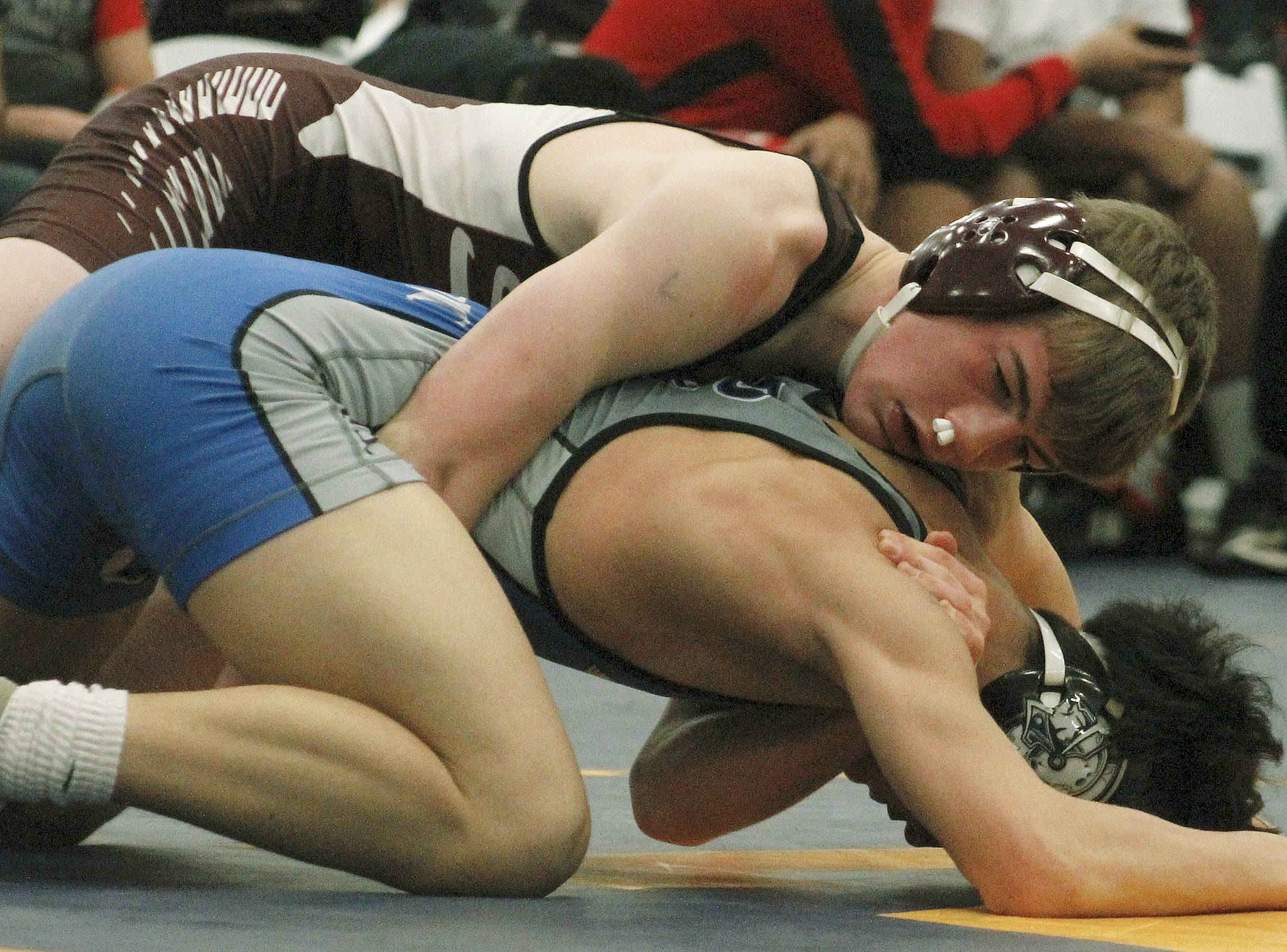 Mark Krulish/Kitsap News Group                                Xavier Eaglin was one of South Kitsap’s two first-place finishers at the SPSL 4A championship meet.