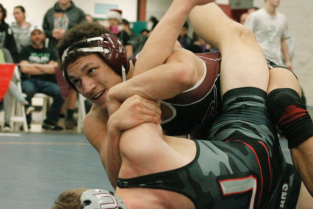 Deyondre Davis will wrestle at the state tournament for South Kitsap in the 160 division. (Mark Krulish/Kitsap News Group)