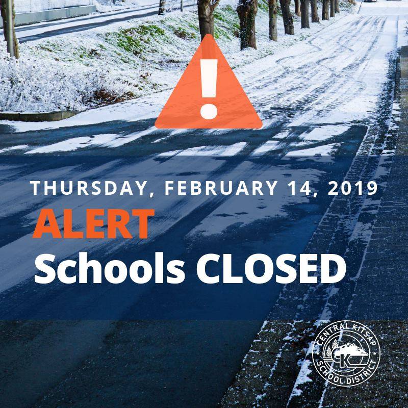 Central Kitsap schools closed, North Kitsap on two hour delay Thursday