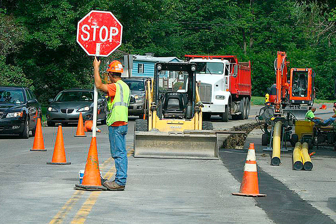 Some Kitsap County roads affected by repairs and construction work. 