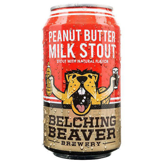 A favorite beer of customers: Belching Beer Brewery’s Peanut Butter Milk Stout. (Contributed photo)