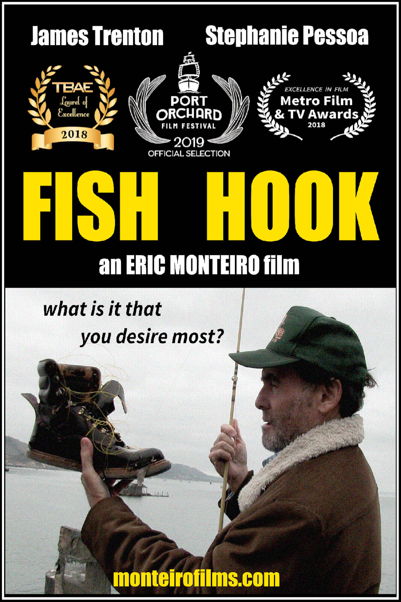 Filmmaker Eric Monteiro’s production “Fish Hook” will be screened in the “Fantasy” shorts block on Saturday, May 4, at the Port Orchard Film Festival. (Courtesy of Eric Monteiro)