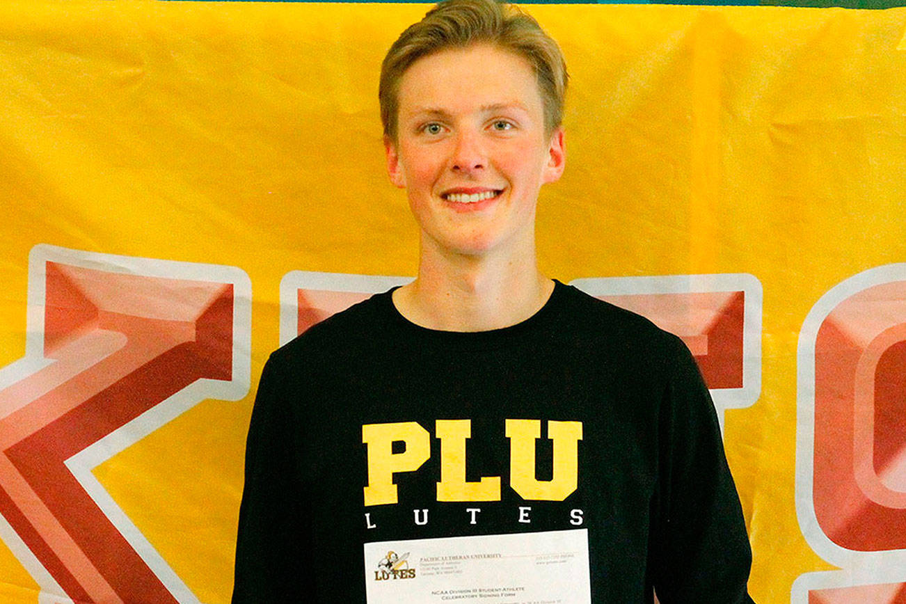 Stefans Lusis will run for Pacific Lutheran University in the fall. (Mark Krulish/Kitsap News Group)
