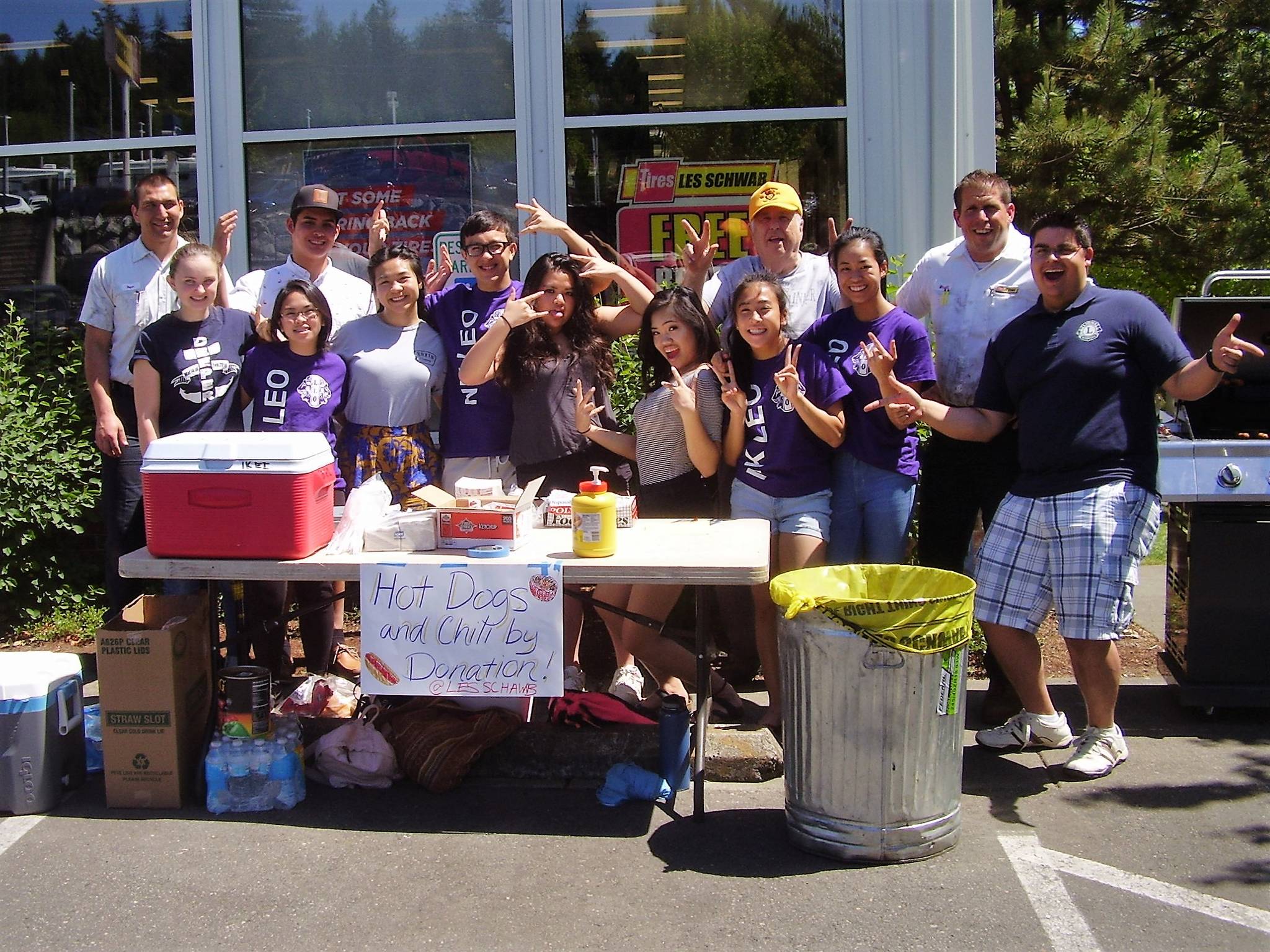 LEOs to hold Hot Dog Fundraiser at Poulsbo Les Schwab