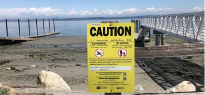 Advisory issued for Pomeroy Park swimming beach due to high bacteria levels