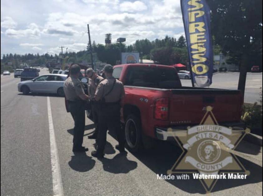 Man arrested Tuesday after allegedly speeding and pointing a handgun
