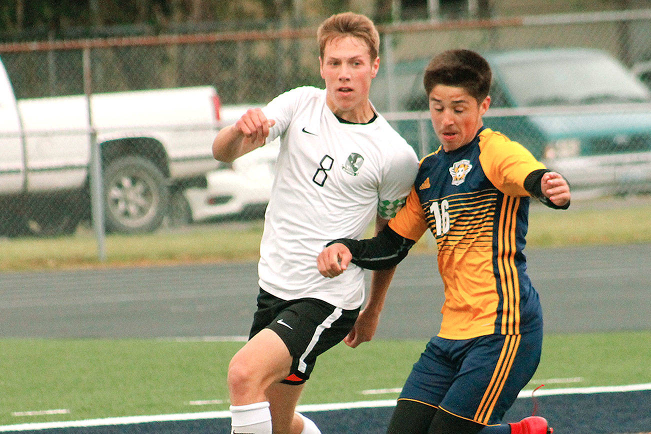 Drew Dickson was named the Olympic League 1A MVP for the second year in a row. (Mark Krulish/Kitsap News Group)