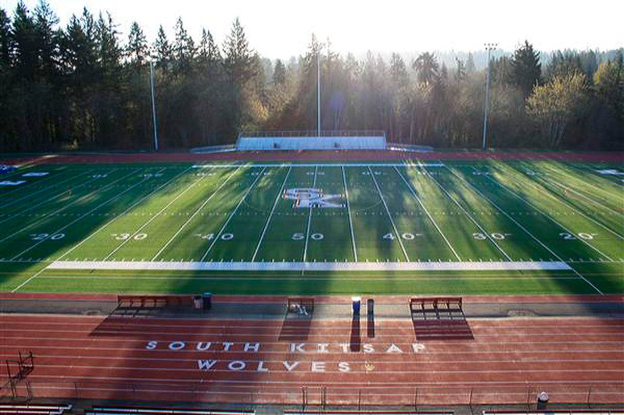 South Kitsap High School’s football stadium is to be renamed in honor of former Wolves coach Ed Fisher. (Courtesy photo)