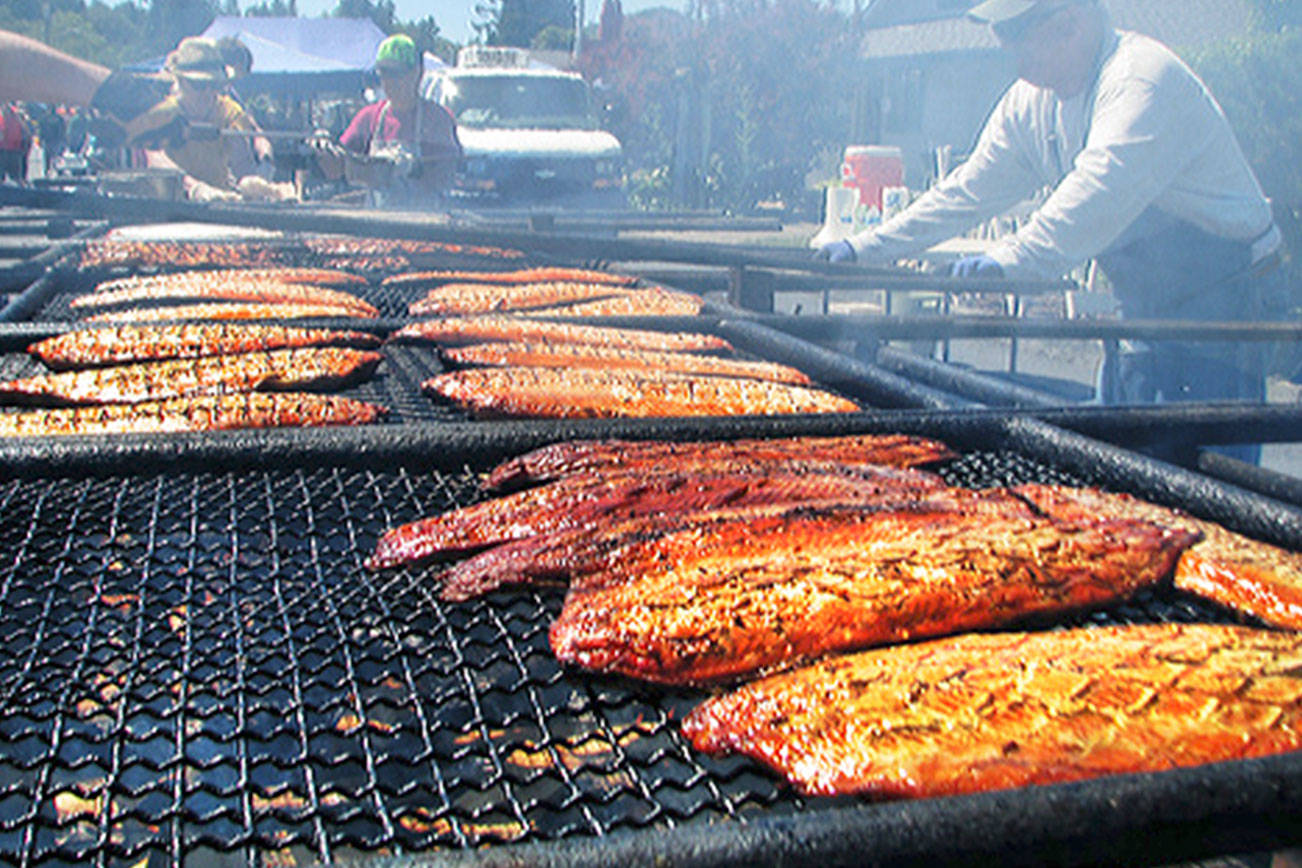 Manchester Library’s Salmon Bake, Book Sale is Sunday