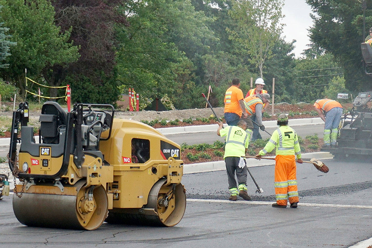 Tremont: Street-widening project getting its final asphalt layer