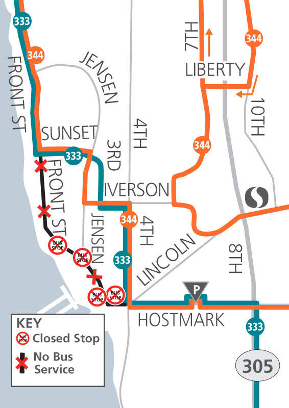 Bus stops along Front Street to be closed during 3rd of July fireworks