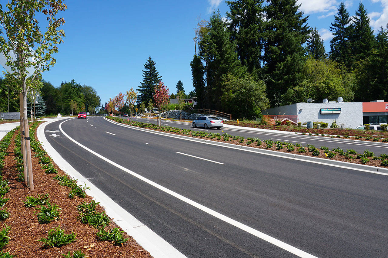 The Tremont Street widening project has been completed and the arterial has reopened 25 months after city officials staged a groundbreaking ceremony in July 2017. (Bob Smith | Kitsap Daily News)