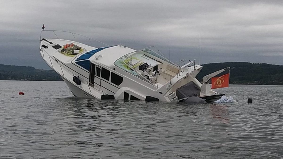 Environmental impact ‘minimal’ after 65foot yacht sinks in Hood Canal