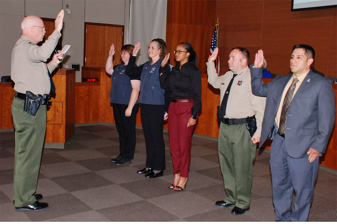 New KCSO staff members sworn in