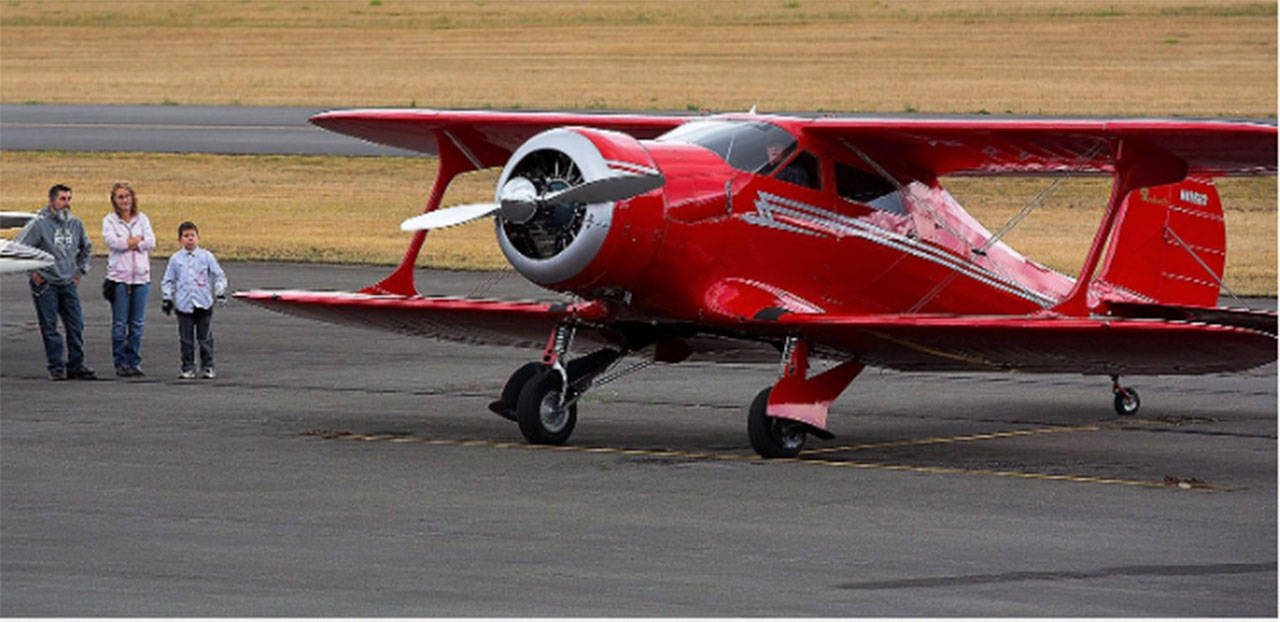 A number of vintage airplanes will be on display and in the air at the Fly-In and Car Show on Saturday at Bremerton National Airport. (Photo courtesy of the Port of Bremerton)