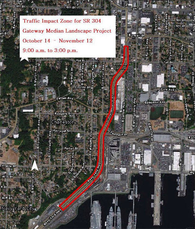 Gateway median landscape project work to run through early November