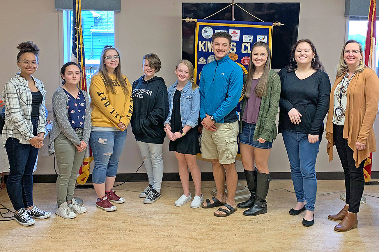 Kiwanis honors eight SK Students of the Month