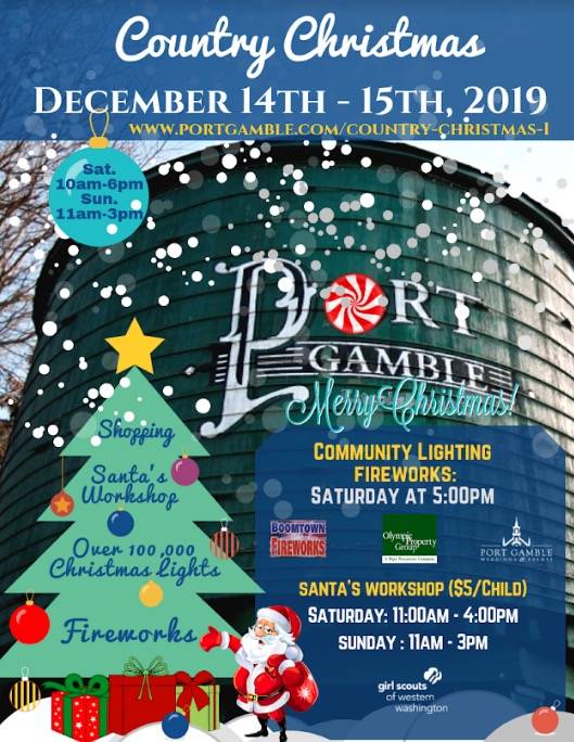 It’s a country christmas in Port Gamble
