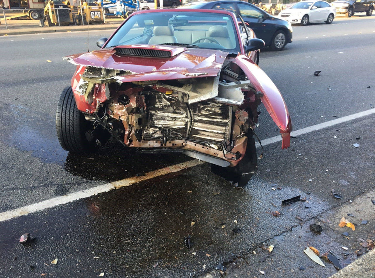 BPD K-9 unit involved in collision on Kitsap Way Tuesday
