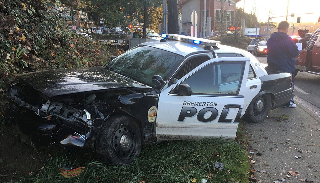 BPD K-9 unit involved in collision on Kitsap Way Tuesday