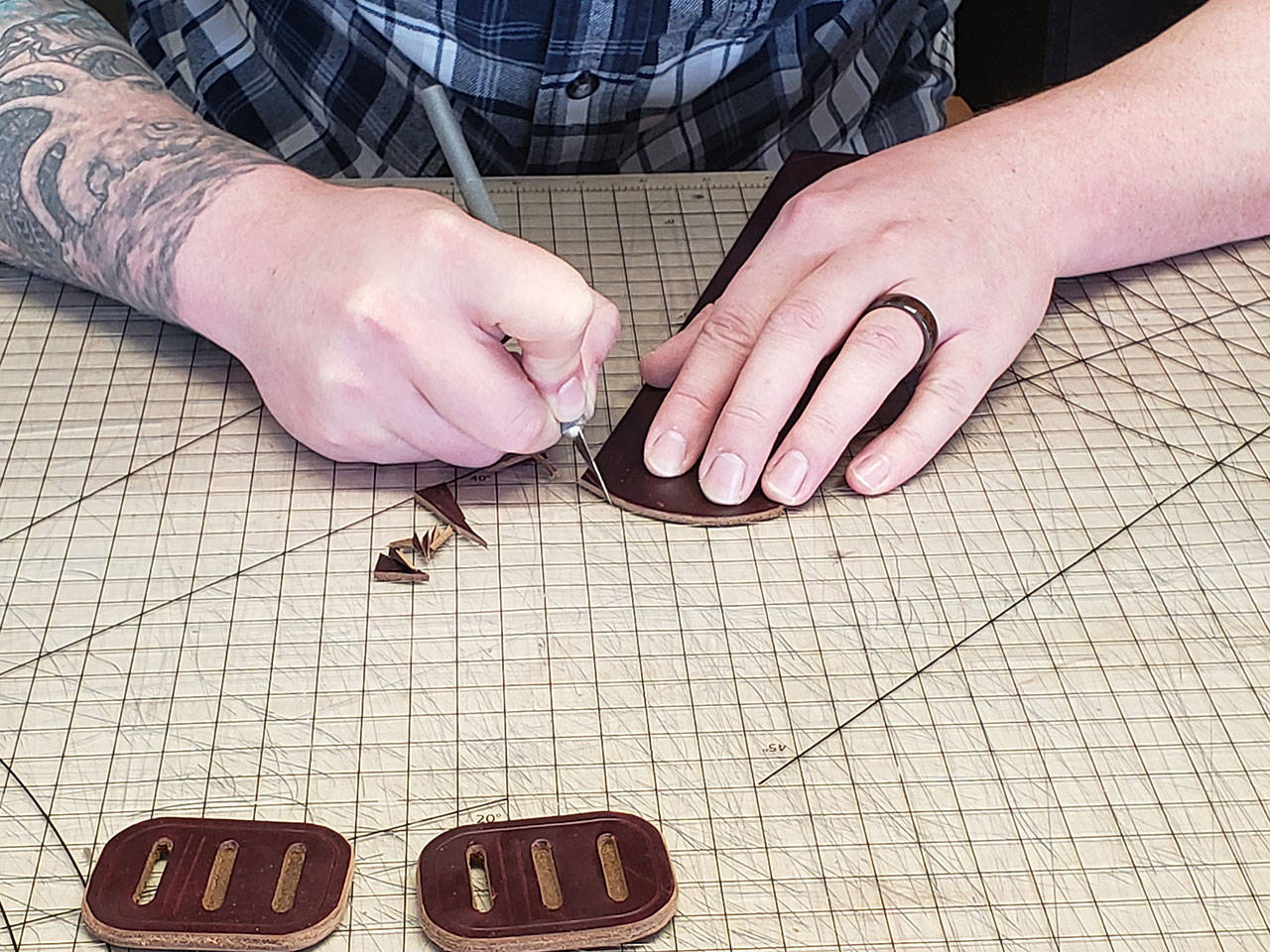 Patience and style is the key for local leathercrafter