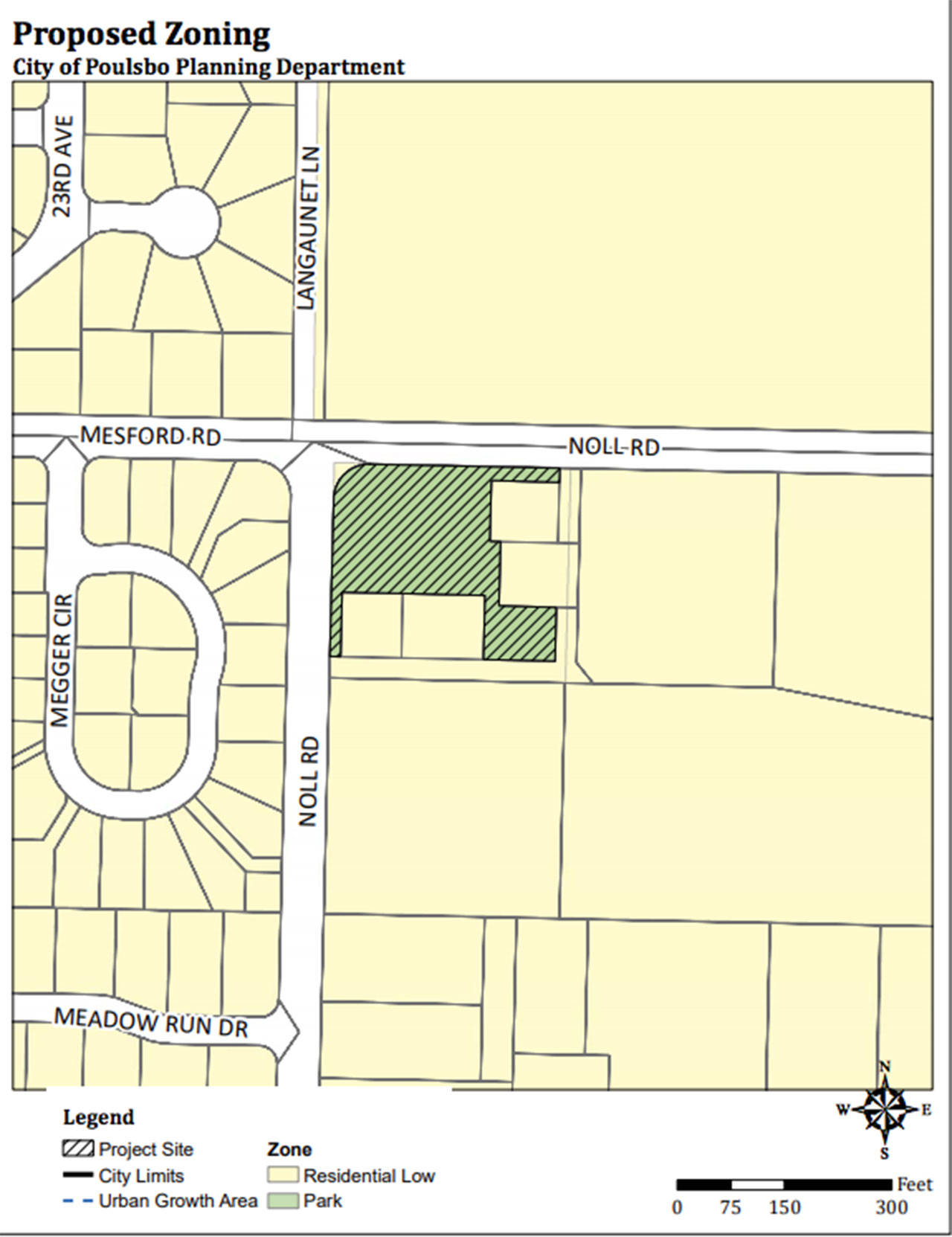 A portion of property previously owned by Morrow Manor is being taken over by the city to be turned into a new park. (courtesy of City of Poulsbo)