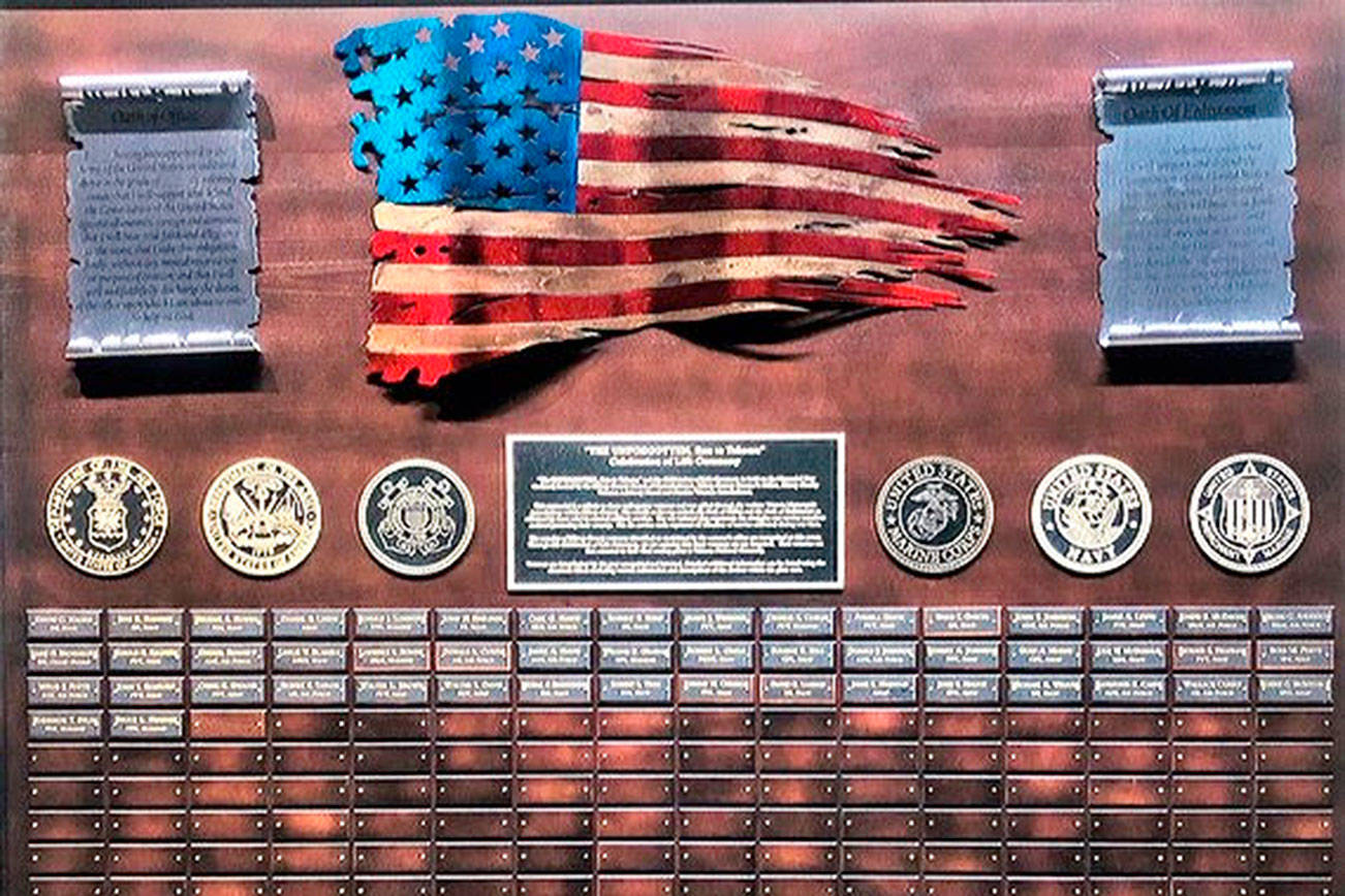 Veterans memorial dedicated March 14