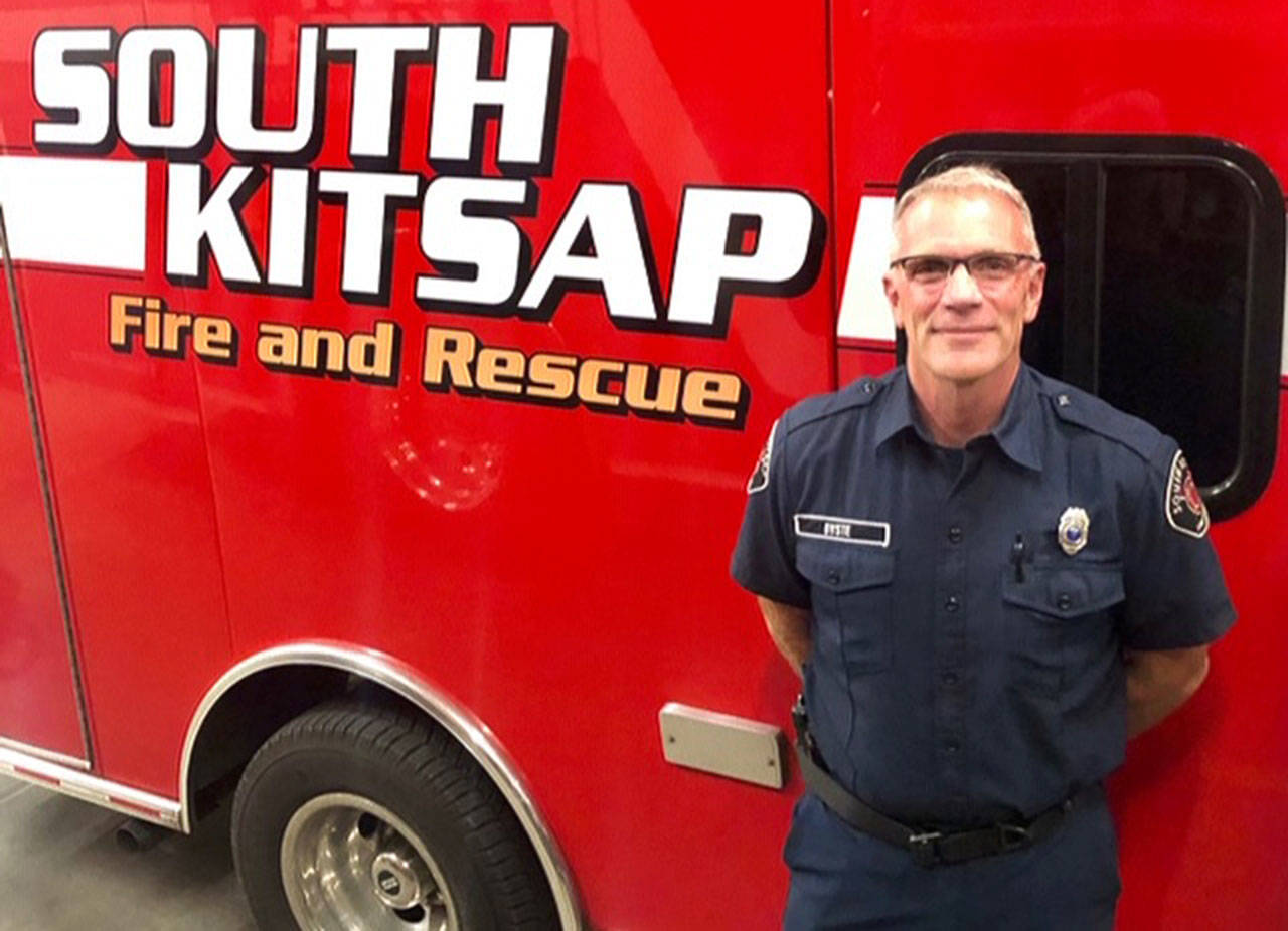 Brian Dyste is a 25-year veteran firefighter and paramedic with South Kitsap Fire and Rescue. (Courtesy photo)