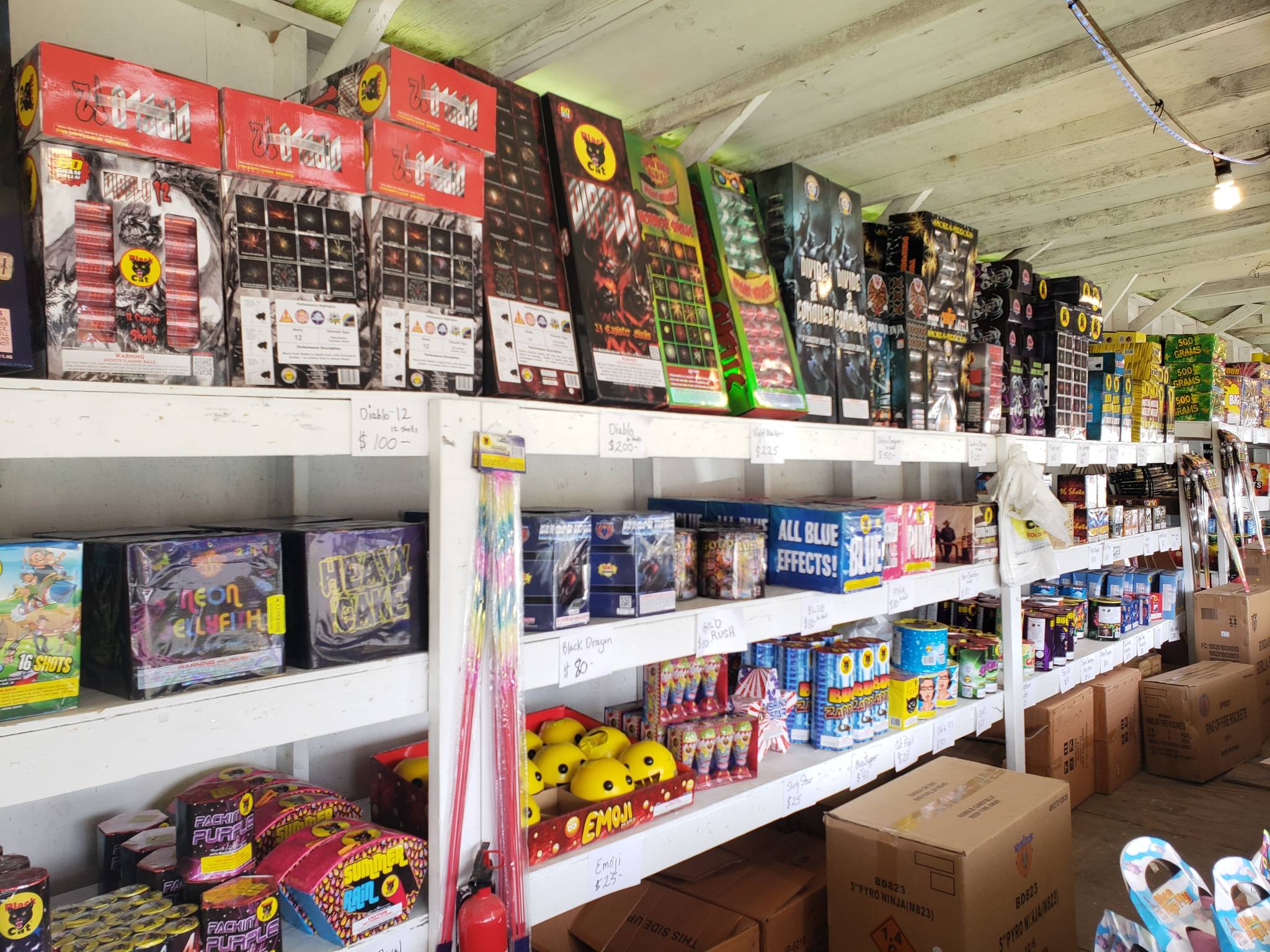 Chiquiti Fireworks sales boom in absence of organized displays