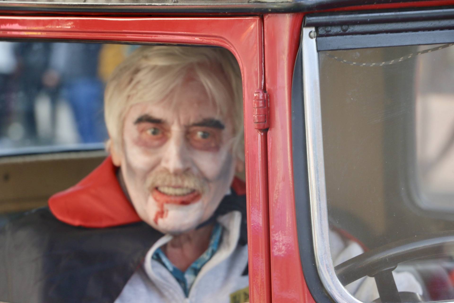 Who knew Dracula drove a little red car? Ken Park/North Kitsap Herald photographs