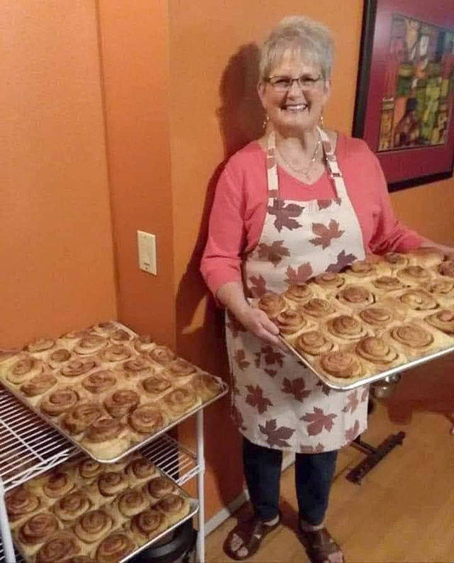 Sandi Fleury’s favorite baked good, as judged by her customers’ order log, is sourdough cinnamon rolls — with or without raisins. (Courtesy photo)