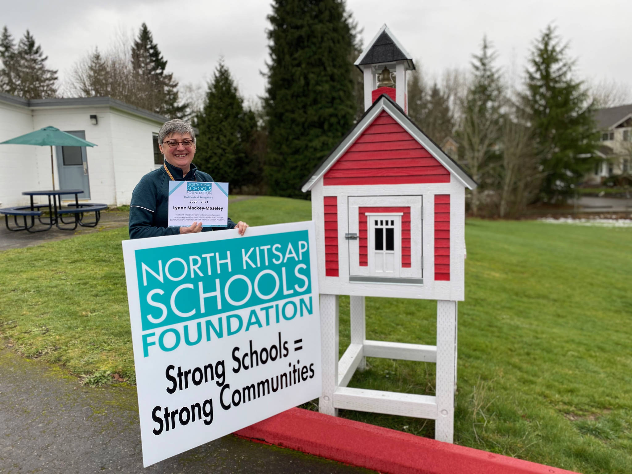 Lynne Mackey-Moseley was one of the recipients of a grant from the North Kitsap Schools Foundation. (Courtesy photo).
