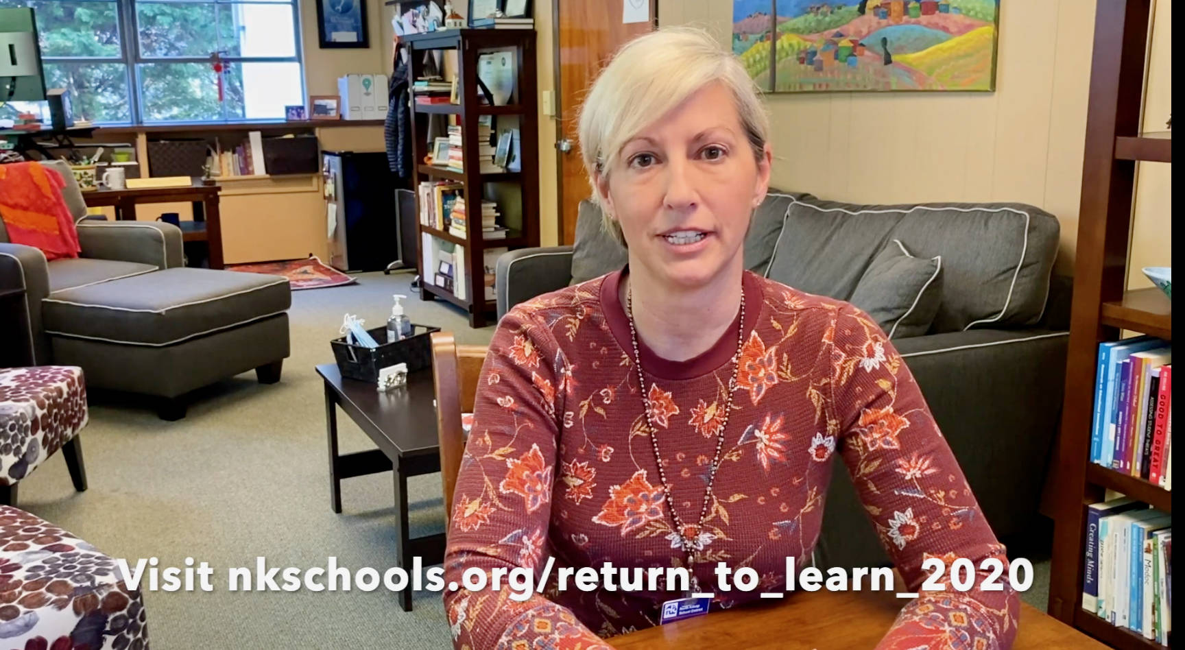 North Kitsap School District superIntendent Lauryn Evans outlines plans for remainder of the school year in a video sent to NKSD families. Ken Park/North Kitsap Herald