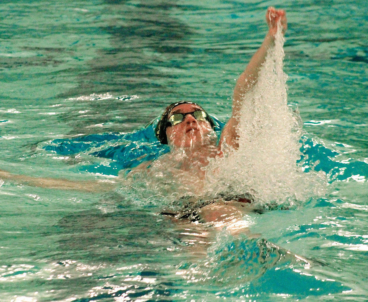 Tim Gallagher, shown here swimming for Kingston High School, swam in the U.S. Olympic Time Trials last week in Omaha, Neb. (KNG File Photo)