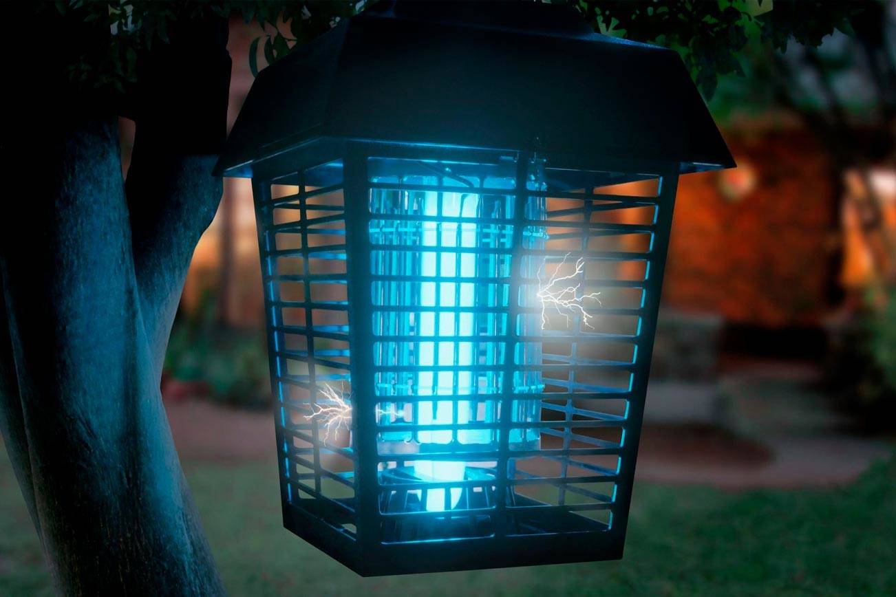 Mosquito Killing UV LED Blue Light Bug Zapper Quiet Backyard Camping Bulb Insect 