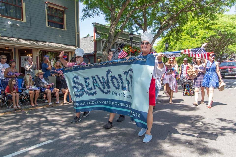 The Seawolf Diner made its first appearance in Kingston during the 4th of July parade. Courtesy Photos