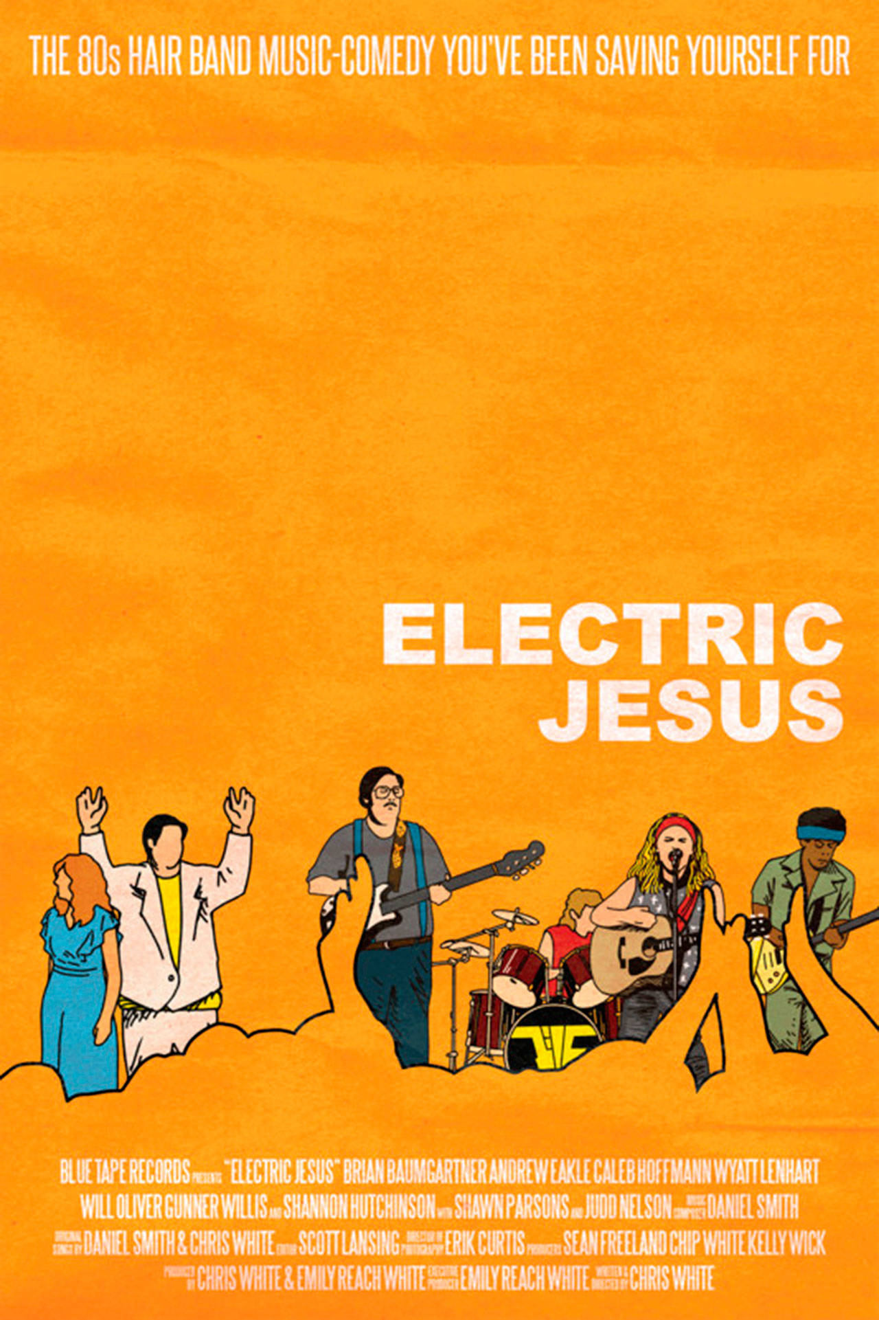 Poster for the film “Electric Jesus,” directed by Chris White. (Courtesy of Amy Camp)