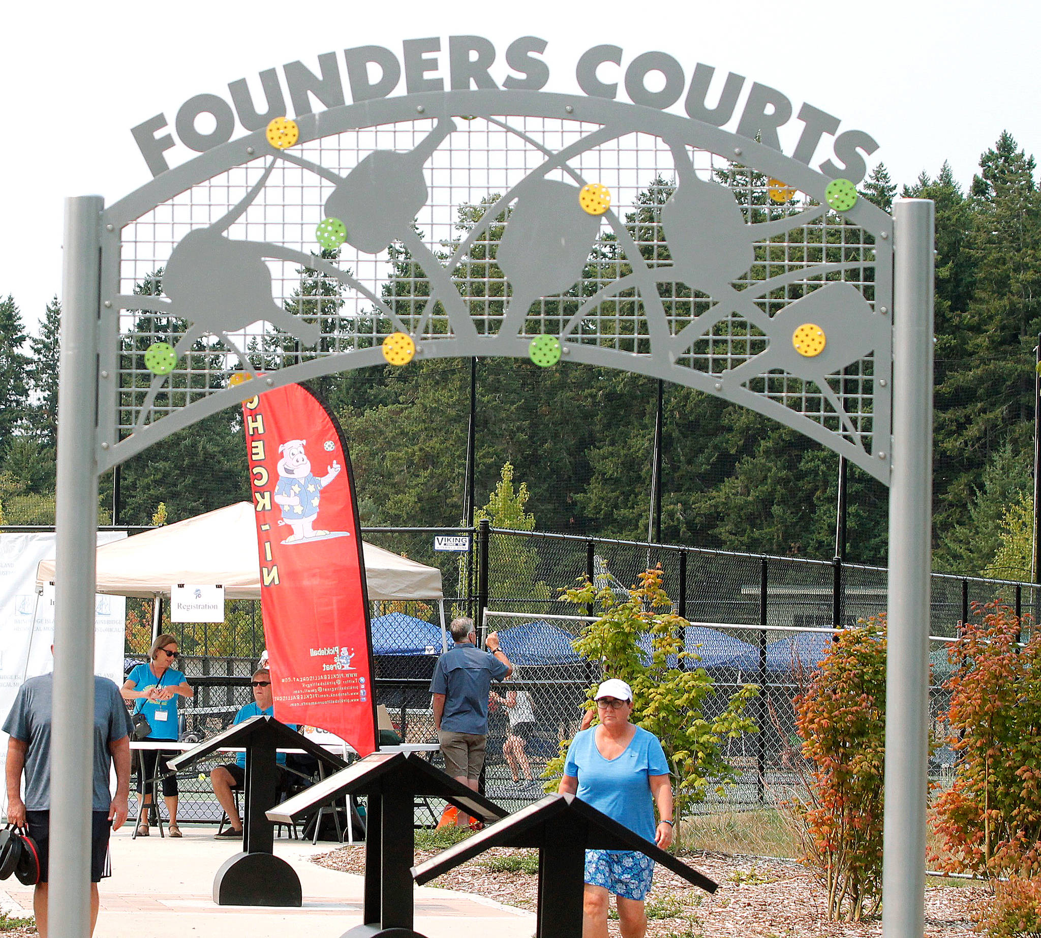 The 2021 Founders Tournament was the first to take place on the Founders Courts at Battlepoint Park. (Mark Krulish/Kitsap News Group)