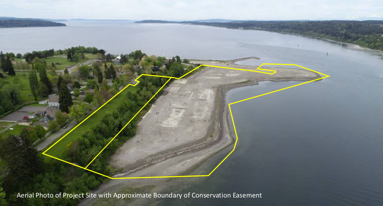 The conservation easement is located just across the bay from the PGST reservation. (courtesy photo)