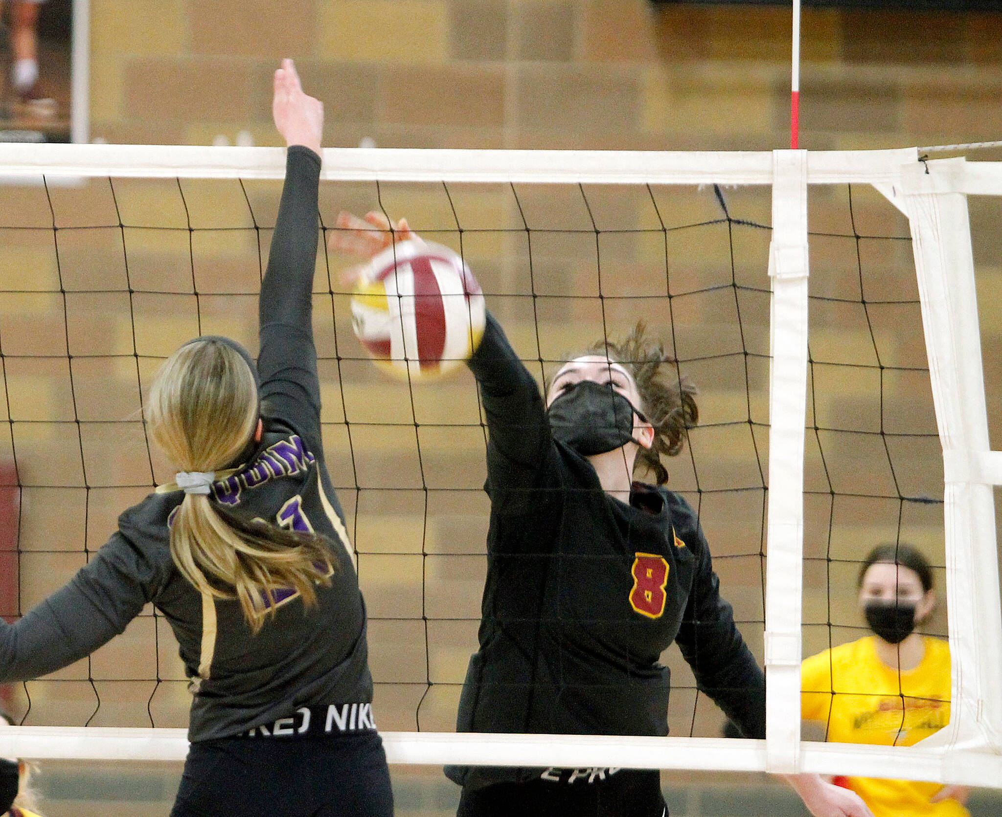 Kingston senior Marion Stejer is one of the volleyball team’s top returning players after being named an Olympic League MVP in the spring. (Mark Krulish/Kitsap News Group)